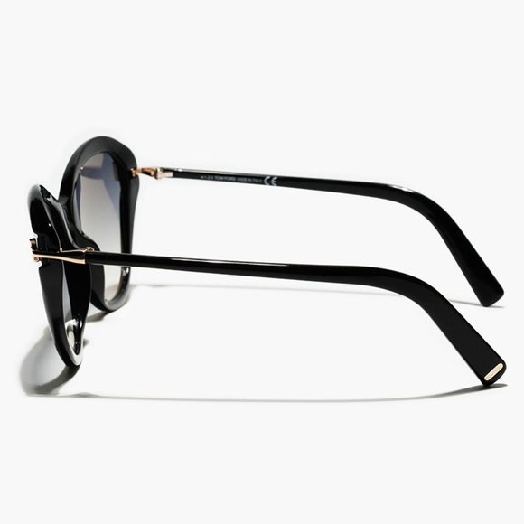 TOM FORD LEIGH TF850 01B WOMEN'S SUNGLASSES TOM FORD GREY EYEWEAR FT0850/S 01B - Picture 4 of 7